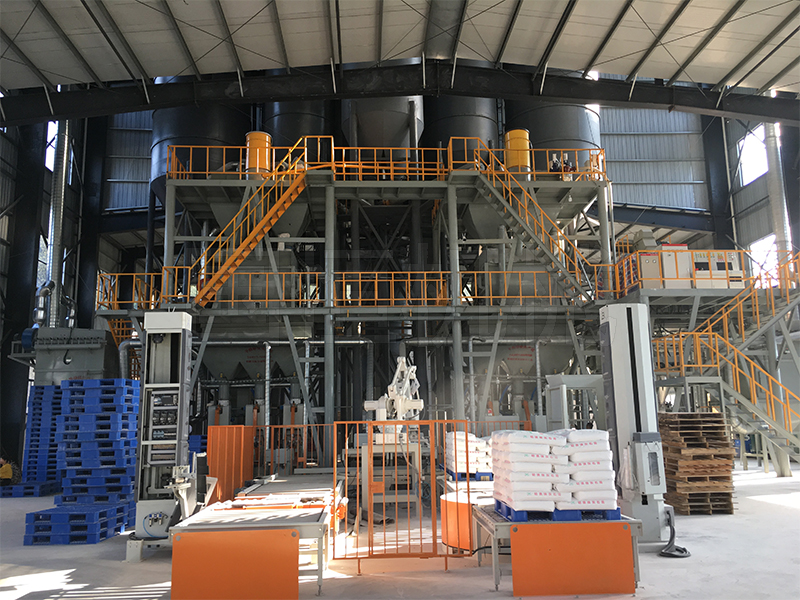 石膏砂漿生產(chǎn)線的實際應(yīng)用技術(shù)特點(diǎn)是什么?